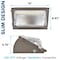 Luxrite Slim Outdoor LED Wall Pack Dusk to Dawn 72/96/120W Up to 16200LM 3CCT 3000K-5000K IP65 120-277V LR40570-1PK - alternate 5